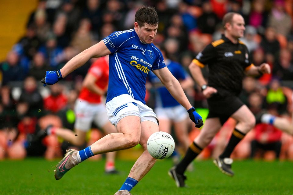 Scotstown player Darren Hughes during his side's Ulster football semi-final match against Trillick. Photo: Sportsfile