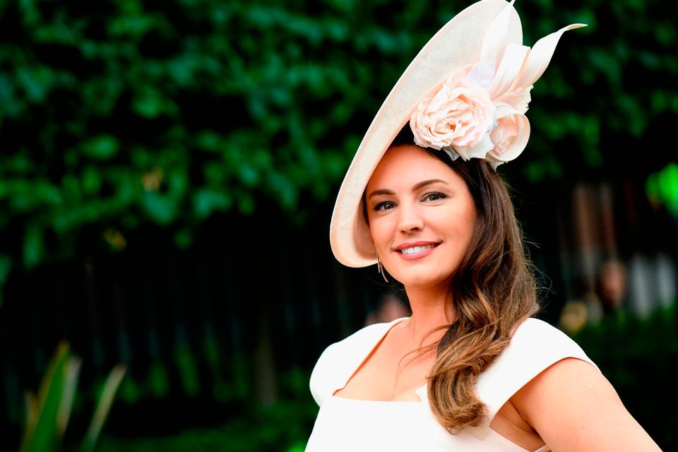 Kelly Brook attends Royal Ascot 2017 at Ascot Racecourse on June 24, 2017 in Ascot, England.  (Photo by Stuart C. Wilson/Getty Images)