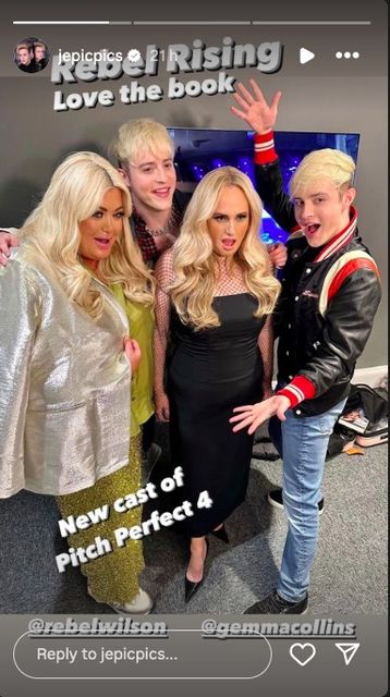 Jedward with Gemma and Rebel