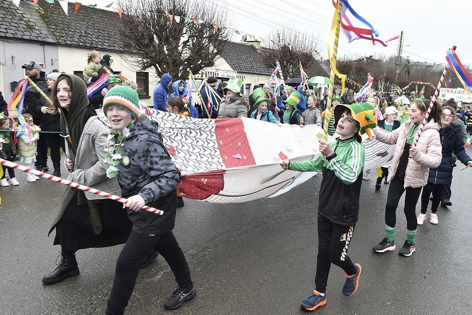 St Patrick's Day parade in Coolgreany. Pic: Jim Campbell