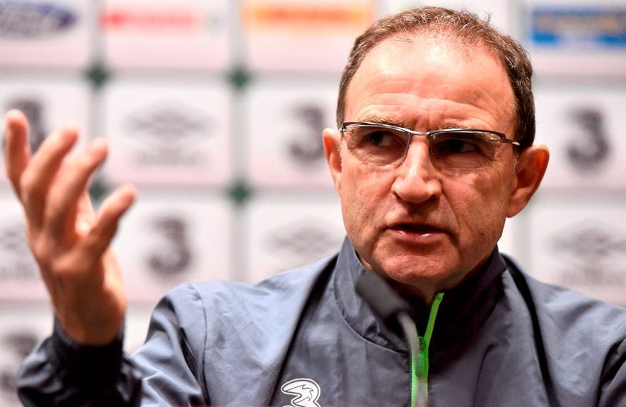 Republic of Ireland manager Martin O'Neill during a press conference. National Sports Campus, Abbotstown, Co. Dublin. Picture credit: David Maher / SPORTSFILE