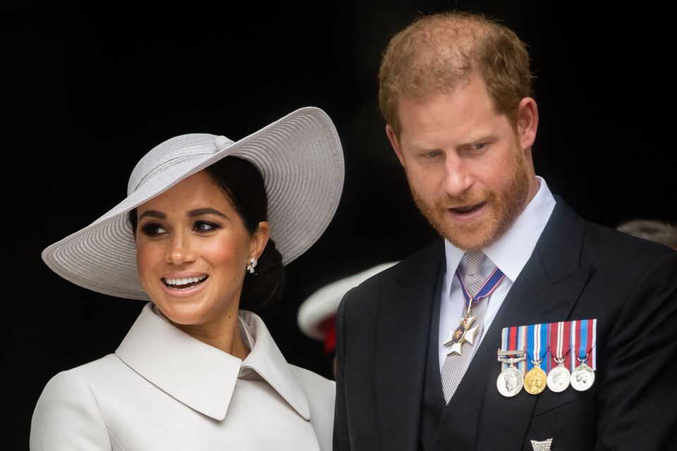 Prince Harry and Meghan. Photo: Getty
