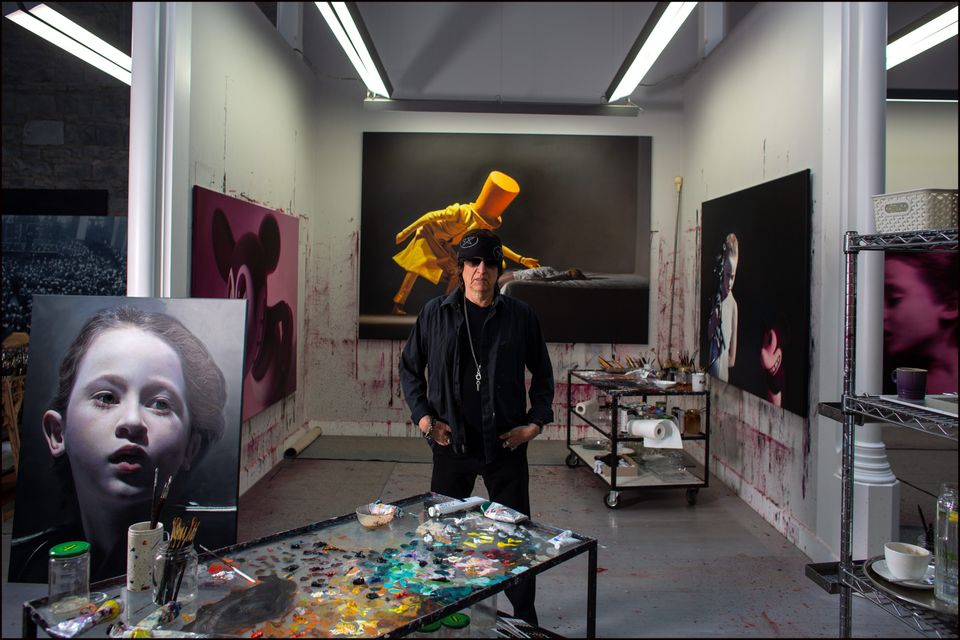 Gottfried at home in his studio. Photo: David Conachy