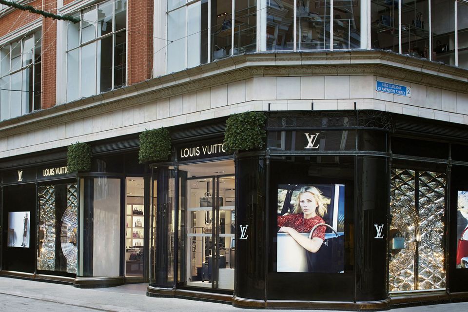 The Louis Vuitton outlet in Brown Thomas on Grafton Street, Dublin