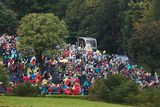 thumbnail: 26/08/2018 Pope Francis waves to the crowd as he visited Knock Shrine as part of the World Meeting of Families. Pic credit; Damien Eagers / INM