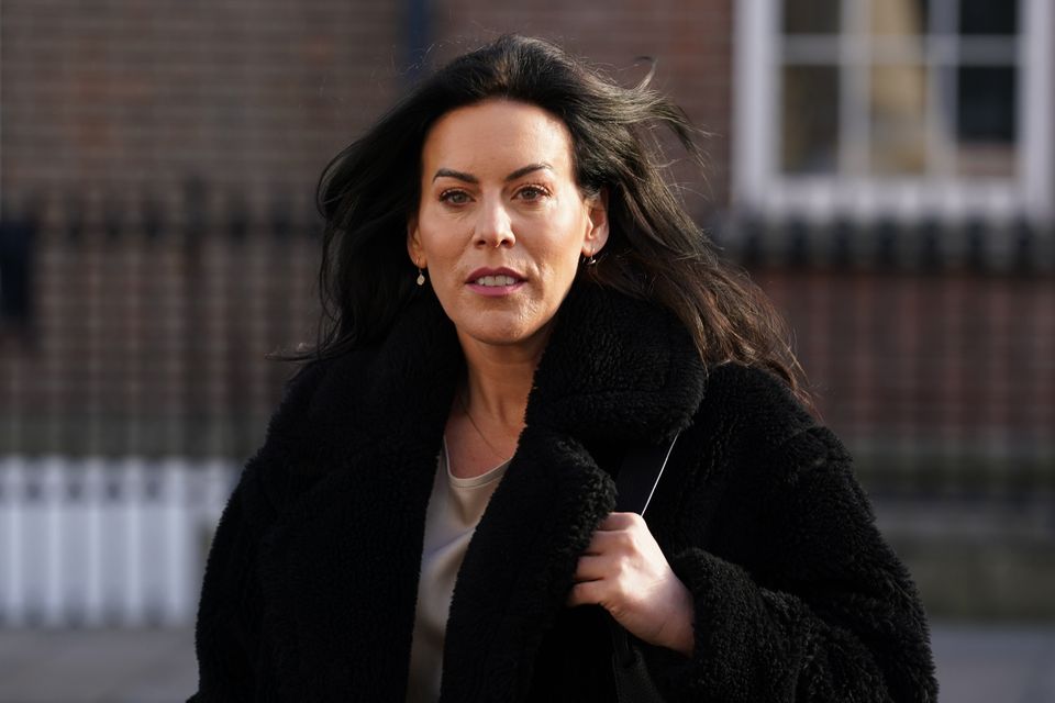 Health Minister Jennifer Carroll MacNeill asked some tough questions of David Begg about the Mater Hospital’s performance. Photo: PA