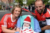 thumbnail: Dominic and Shauna Donnelly, along with 5-month-old Finn Donnelly, from Beragh, Co Tyrone