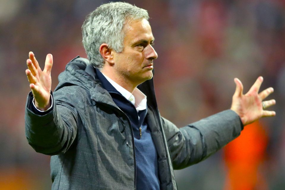 Jose Mourinho won three trophies during his first season in charge of United