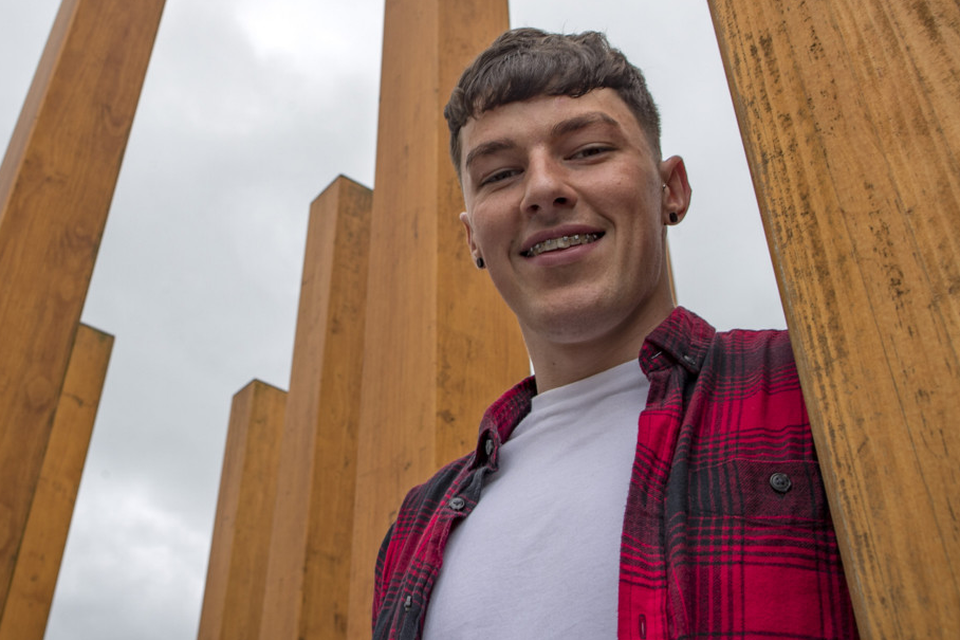 Thomas Ward (20) from Finglas did a post-Leaving Certificate (PLC) course and is now entering his second year at DCU. Photo: Arthur Carron
