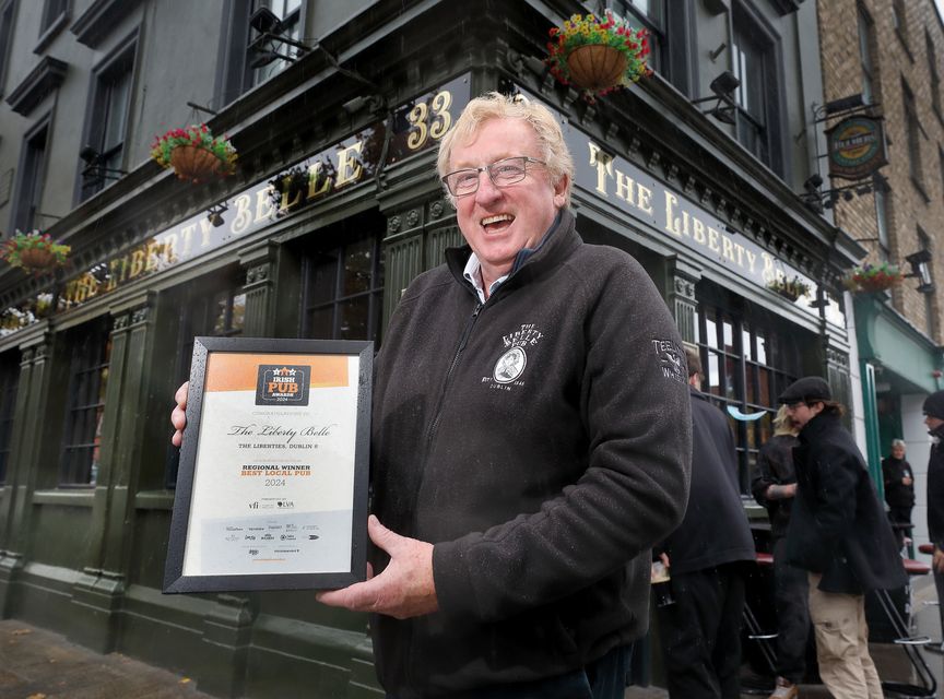 Tom Young, owner of the Liberty Belle on Francis Street. Pic: Frank McGrath