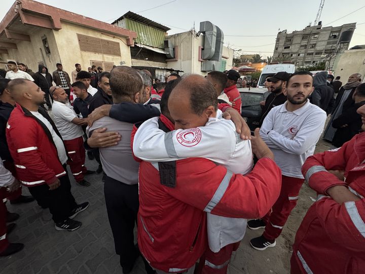 Palestinian paramedic who survived Israeli attack that killed 15 says soldiers shot colleagues calling for help