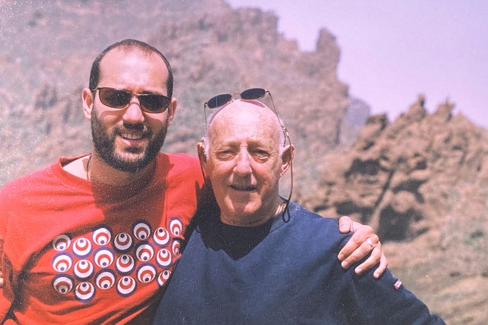 Miki and Louis Lentin pictured on holiday in Tenerife in 2005