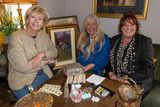 thumbnail: Julie Barnes, Ruth Hayden and Louise D'Arcy with some of their purchases at the The Animal Trust Fund Coffee Morning and Auction at the Wicklow Arms, Delgany. 