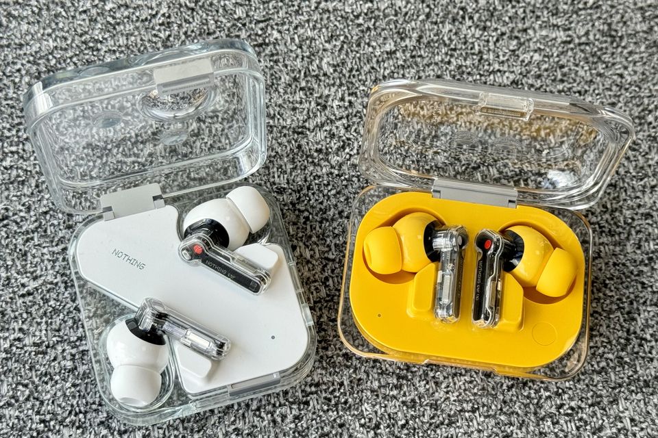 L-R: Nothing Ear, Nothing Ear (a)