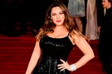 thumbnail: Kelly Brook attending the world premiere of Murder On The Orient Express at the Royal Albert Hall, London