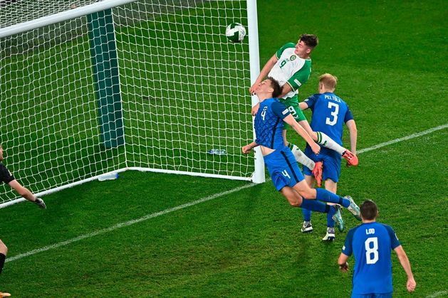 Caoimhín Kelleher the hero with penalty save as Evan Ferguson heads Ireland to second Nations League win