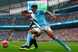 thumbnail: Manchester City's Raheem Sterling in action with Newcastle's Daryl Janmaat