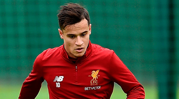 Philippe Coutinho of Liverpool. Photo: Getty Images