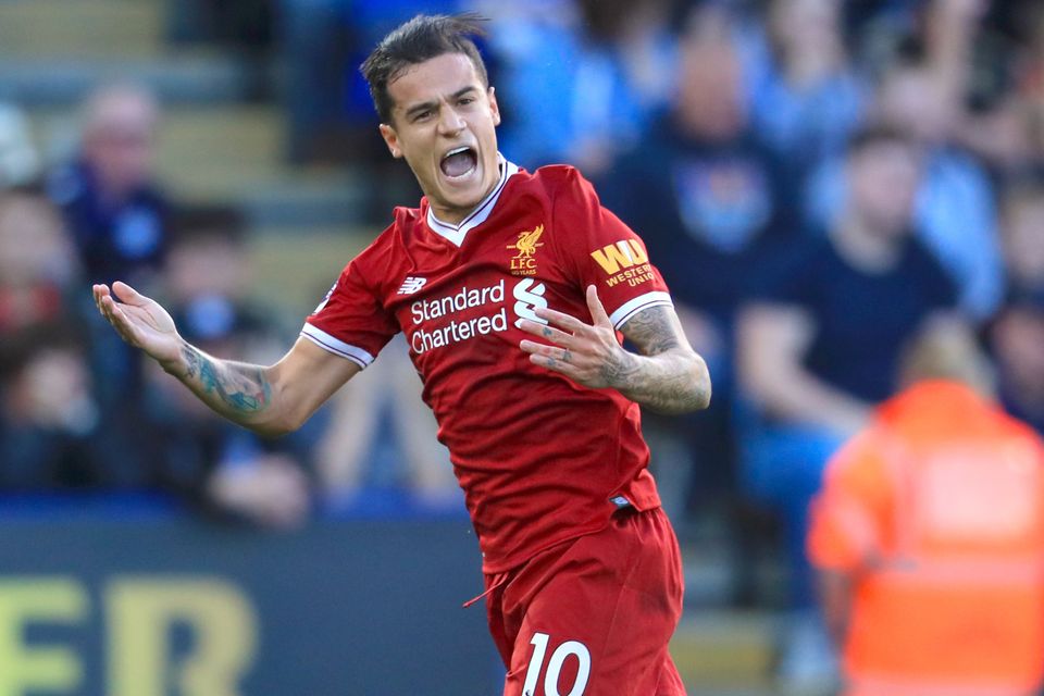 Philippe Coutinho, pictured, inspired Liverpool to victory at Leicester