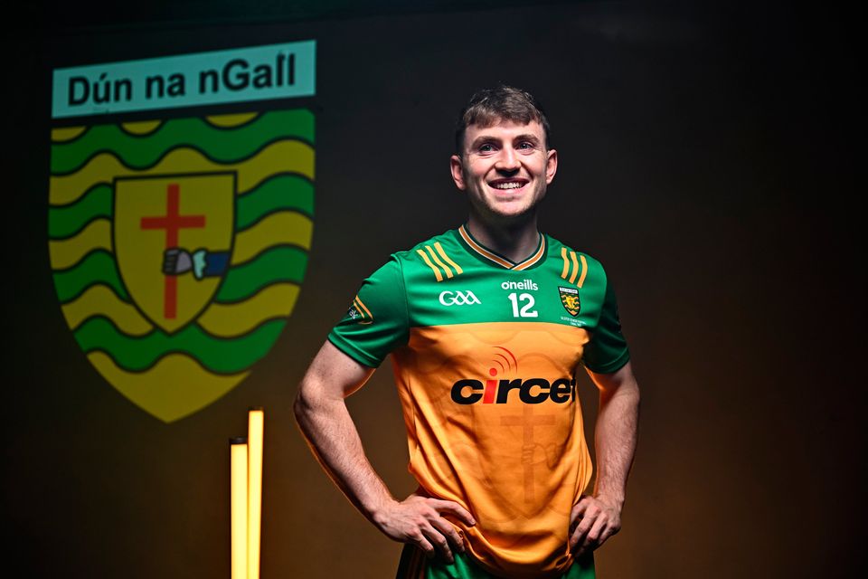 Donegal footballer Shane O'Donnell at the national launch of the All-Ireland SFC series. Photo: Sam Barnes/Sportsfile