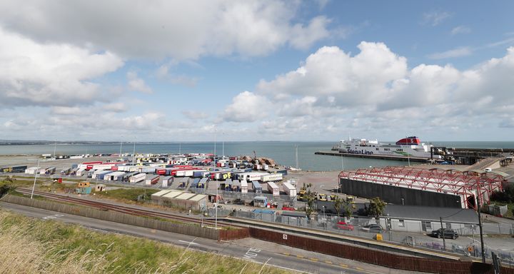 Nine men treated in hospital after they are discovered in freight container at Rosslare Europort