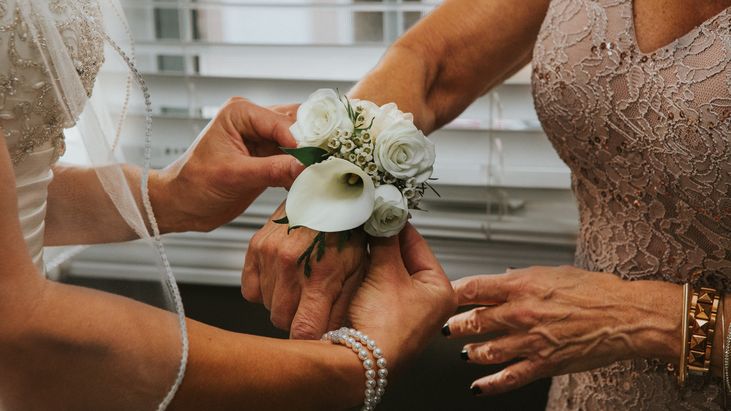 Mother and outlet bride