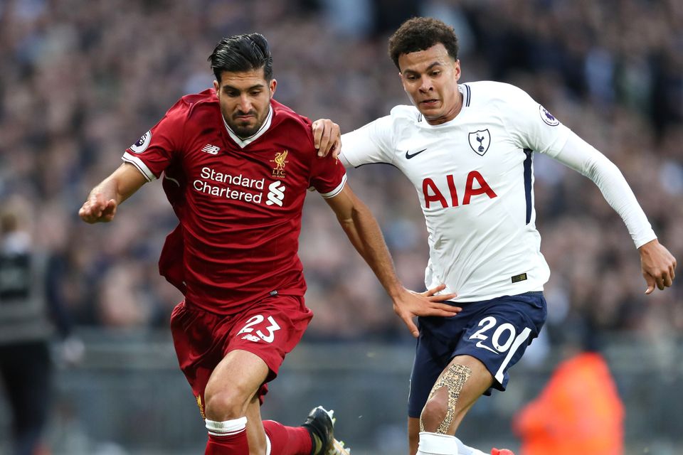 Dele Alli (right) was too hot for Liverpool to handle