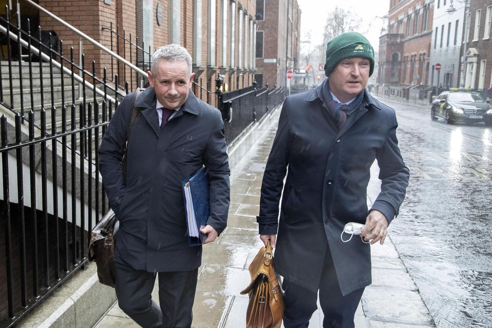 Paul Reid, left, chief executive of the HSE and Robert Watt, secretary-general. Photo: Colin Keegan.