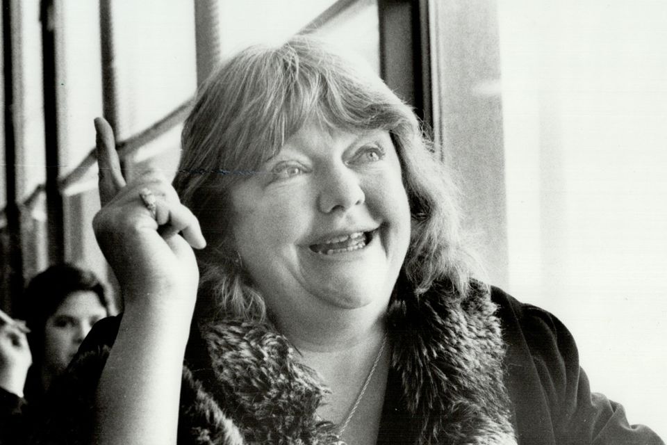 Helpful advice: Maeve Binchy in Canada on a promotional tour in 1986