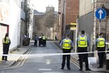 thumbnail: The scene on Frederick Lane North was closed off following the incident. Pic: Sam Boal/Collins Photos