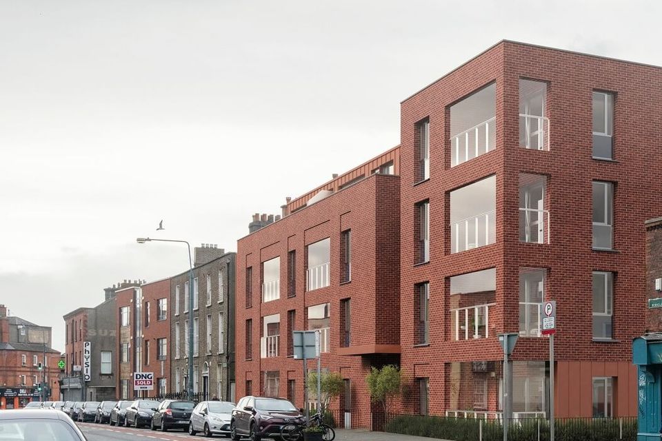Plans for the redevelopment of James McSweeney House on Berkeley Street in Dublin
