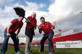 thumbnail: Munster's Peter O'Mahony, Chairman of INM Leslie Buckley and Munster's Donncha O'Callaghan. Photo: INPHO/James Crombie