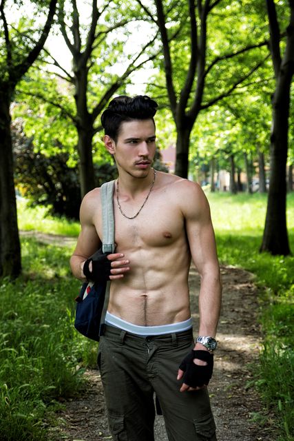 Millennial guys want to looked ripped, and walk in the mountains.