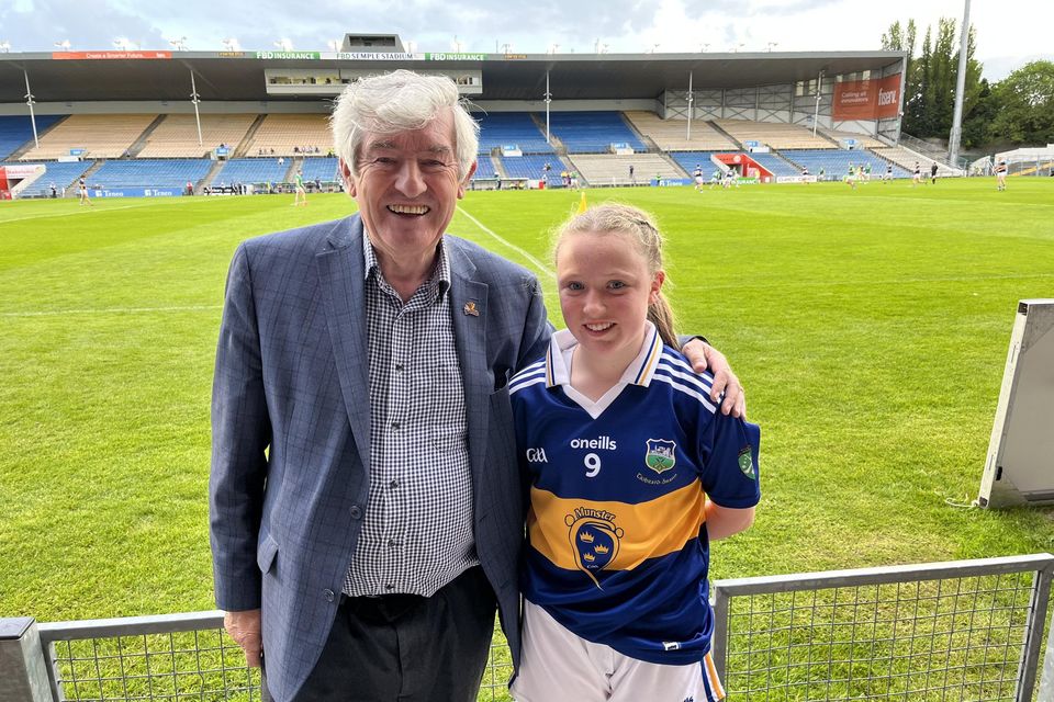 Annie 'tipps' a hat to her GAA heritage