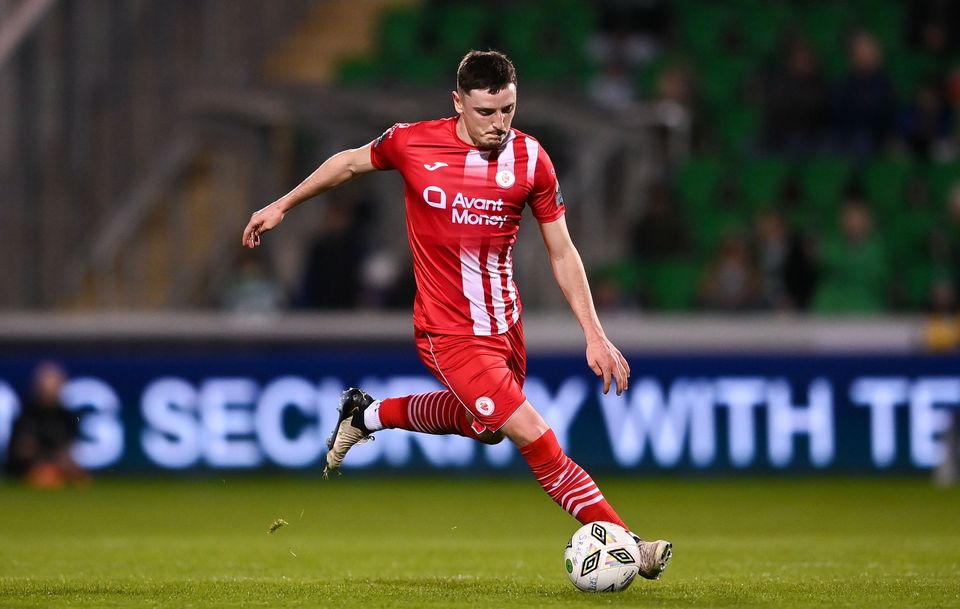 Reece Hutchinson of Sligo Rovers during the SSE Airtricity Men's Premier Division match between Shamrock Rovers and Sligo Rovers at Tallaght Stadium in Dublin. Pic: Seb Daly/Sportsfile