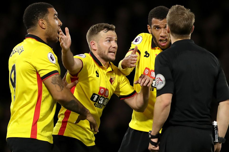 Marco Silva has called on Troy Deeney, left, to set a better example after he was hit with a three-match ban for violent conduct