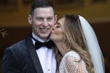 thumbnail: Dublin GAA player Philly McMahon & wife Sarah Lacey, after they got married today in Athy, Co. Kildare. Picture: Fergal Phillips