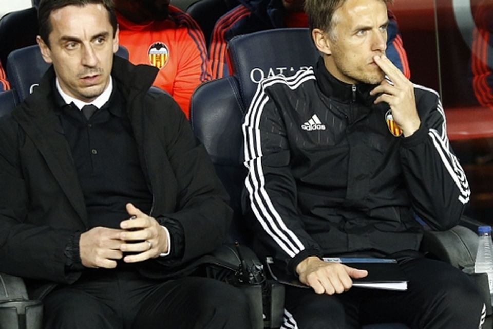 Things are not good for Gary and Phil Neville at Valencia