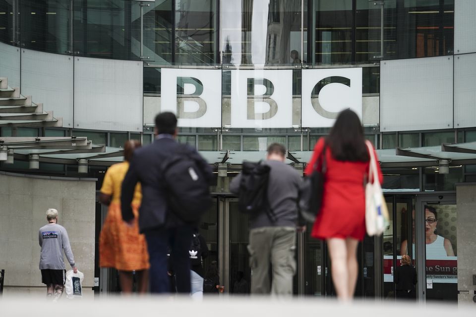 BBC Broadcasting house, in central London (Jordan Pettitt/PA)