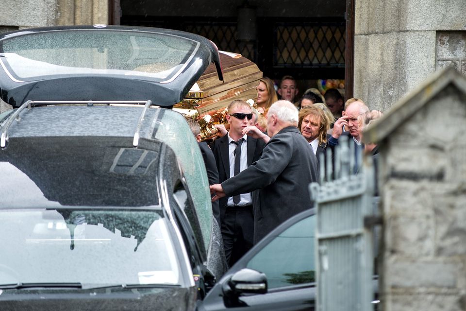 'Fat' Andy Connors Funeral in Saggart.