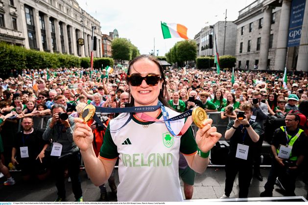 Team Ireland receive warm welcome home from Paris Olympics as 20,000 people attend homecoming