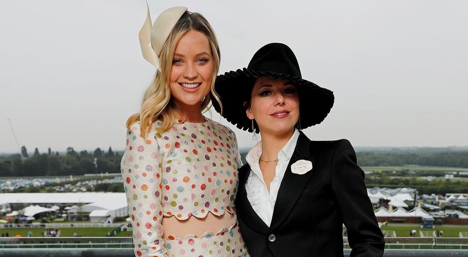 Laura Whitmore and Imelda May attends day 1 of Royal Ascot at Ascot Racecourse on June 18, 2019 in Ascot, England. (Photo by David M. Benett/Dave Benett/Getty Images for Ascot Racecourse)
