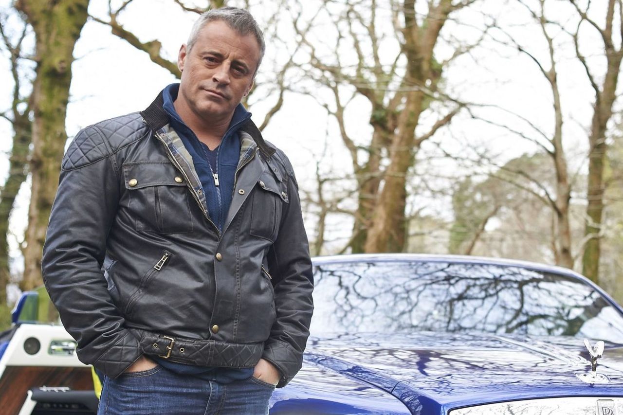 Matt LeBlanc rolls out the Rolls Royce Dawn as Top Gear films on Wild ...