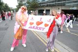 thumbnail: 22/06/2022 Harry Styles fans Mearain and Caul outside the Aviva Stadium Dublin as they get geared up for his sold-out show.It's the first concert back at the Aviva since before Covid-19 struck - and 65,000 excited fans are set to packout the stadium for the mega gig.Pic Stephen Collins / Collins Photos