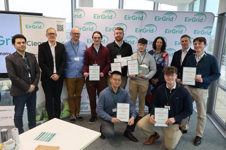 Wexford student secures third place and €3,000 prize for team project on offshore wind turbine monitoring