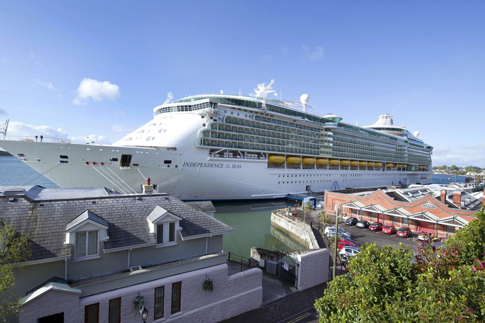 Royal Caribbean's Independence of the Seas  ship created a spectacle when it called into Cobh over the May Bank Holiday weekend in 2012. MSC's Splendida is even larger.