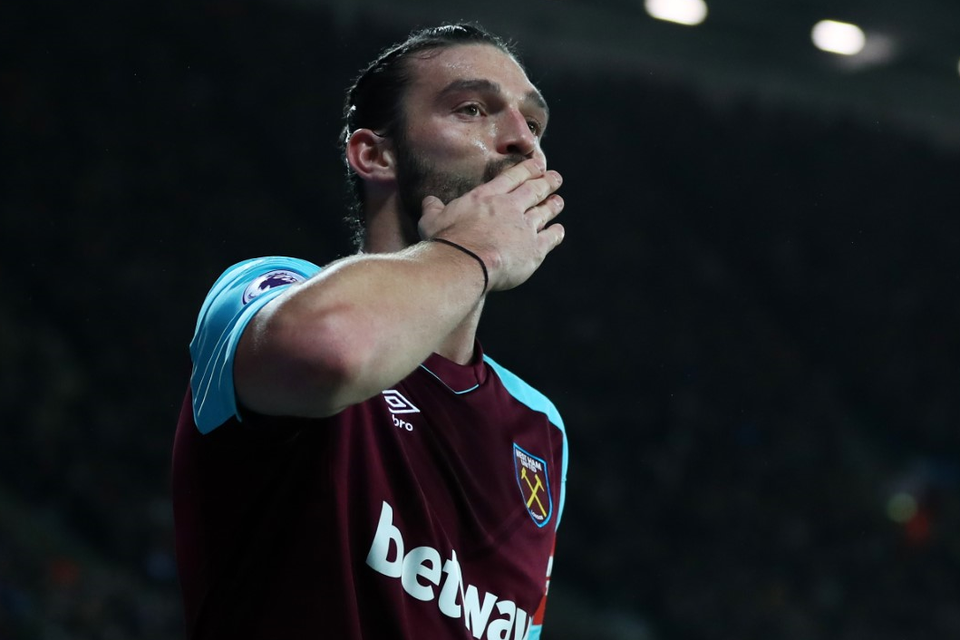 West Ham player Andy Carroll