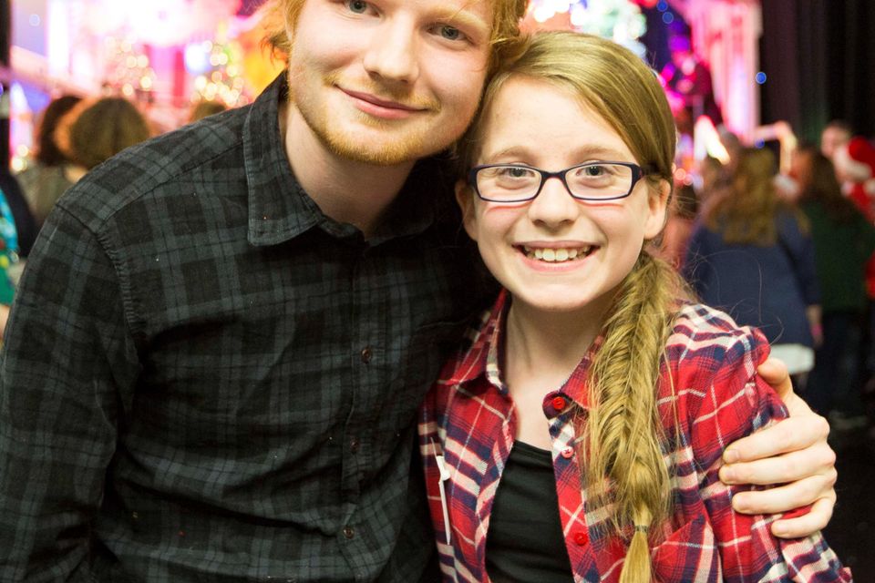 Ed Sheeran and Aimee on 2014 Late Late Toy Show