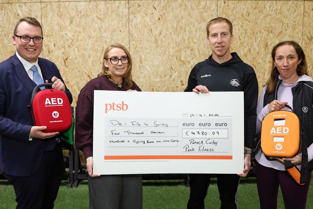 Wexford business raises over €4,700 to fund purchase of new defibrillators for Gorey