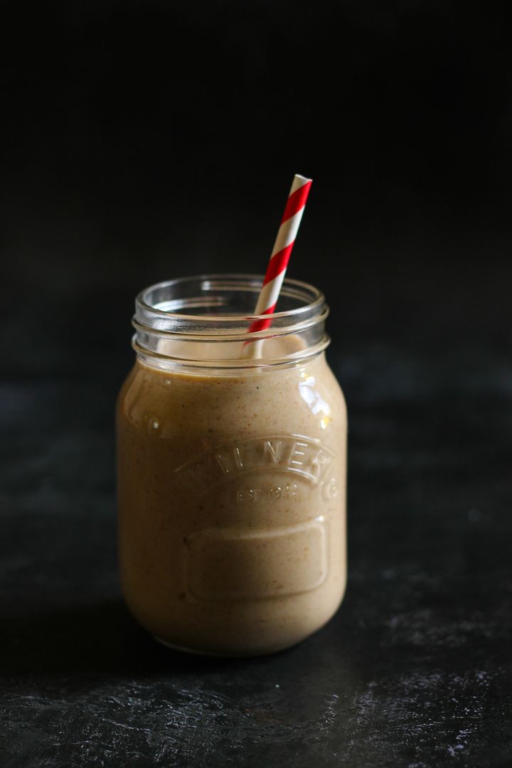 Healthy eating: Susan Jane White’s salted caramel milkshake will give you that sweet hit with plenty of fibre